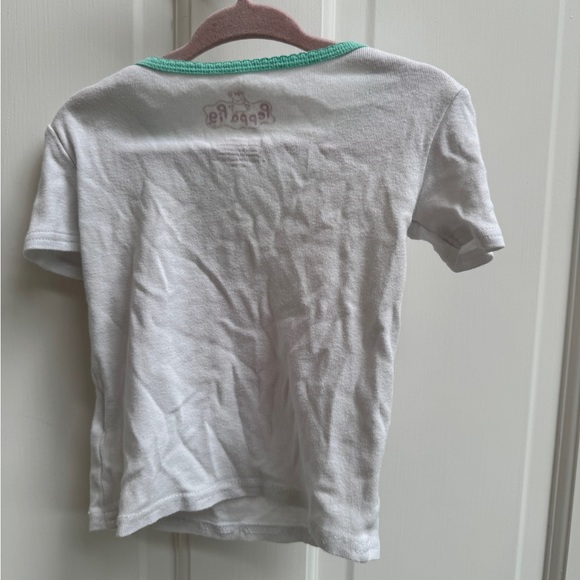Peppa Pig 3T Girls White Sweeter Together Ice Pop Short Sleeve Shirt Pajama Top - Picture 6 of 6